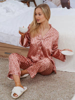 Pijama Longo Geométrico Notte Rosa