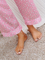 Pijama Longo Corações Pontilhados