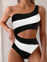 Maiô One Shoulder Waves