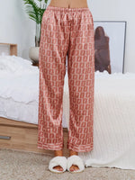 Pijama Longo Geométrico Notte Rosa