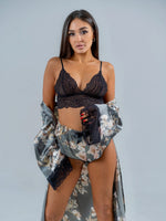 Conjunto BabyDoll e Robe Wild Lace Flora