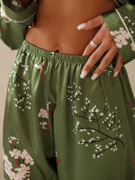 Pijama Longo Jade Botanique