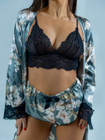 Conjunto BabyDoll e Robe Wild Lace Flora