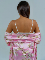 Conjunto BabyDoll e Robe Wild Lace Rosé