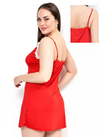 Camisola Bella Rendada Vermelha