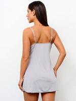 Camisola Bella Rendada Cinza
