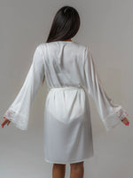 Conjunto BabyDoll e Robe Wild Lace Neve