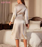 Robe Floral Royalty™ | Elegância e Conforto (FRETE GRÁTIS)